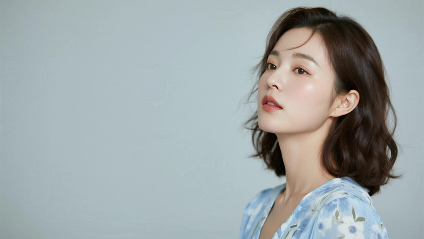 AI清新碎花柔光港风复古鲜活灵动复古女生,高清壁纸