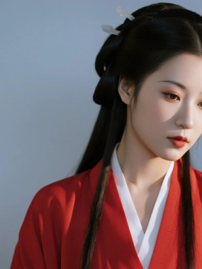 AI国风美人电脑桌面壁纸 | 红妆古韵雅致动人女生8K超高清无水印套图