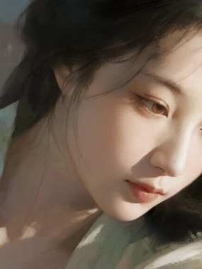 AI女神精品套图 | 简约慵懒少女随性恬静高清套图