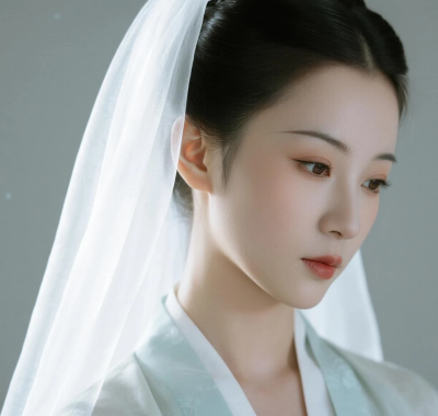 AI女神精品套图 | 素雅清冷美人古风绝尘高清套图