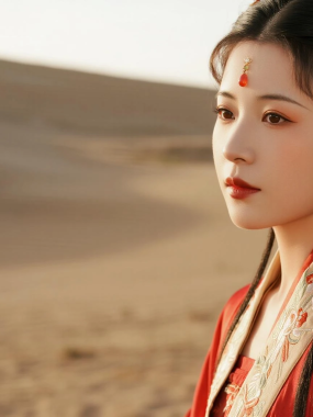 AI女神精品套图 | 红妆国风美人温婉倾城高清套图