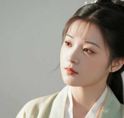 AI国风美人电脑壁纸 | 素色汉服美人干净温婉高清套图
