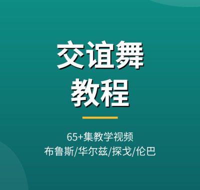 交谊舞教程视频_65+集10大舞种布鲁斯探戈伦巴 夸克网盘下载