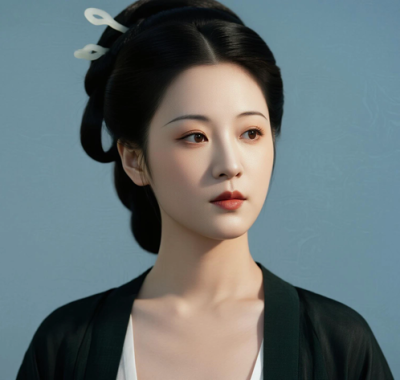 AI国风美人电脑桌面壁纸 | 宋代背子温婉女生8K无水印套图