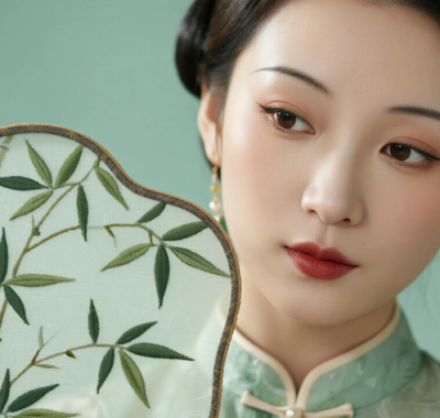 AI优雅旗袍电脑桌面壁纸 | 竹子旗袍气节高雅8K超高清无水印套图