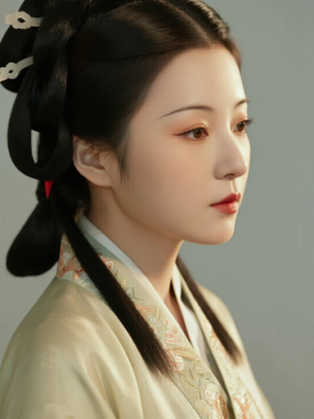 AI国风美人电脑桌面壁纸 | 宋代旋袄裙温婉女生8K无水印套图