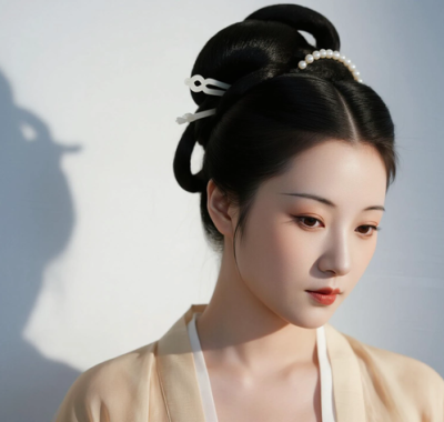 AI国风美人电脑桌面壁纸 | 唐代披帛罗裙古典少女8K无水印套图