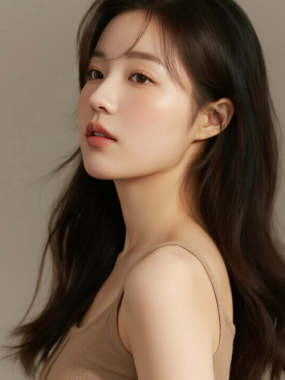 AI美图清新治愈电脑壁纸 | 浅咖穿搭温润平和女生8K超高清无水印套图