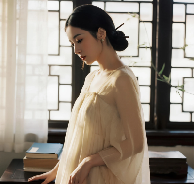 新中式雅致女生高清AI壁纸 | 东方美学套图