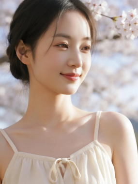 4K清新治愈女生手机AI壁纸 | 春日阳光温柔竖屏套图